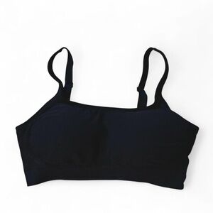 Shapermint Black Women's XL Comfort Bra Adjustable Straps Wireless 4 Hooks
